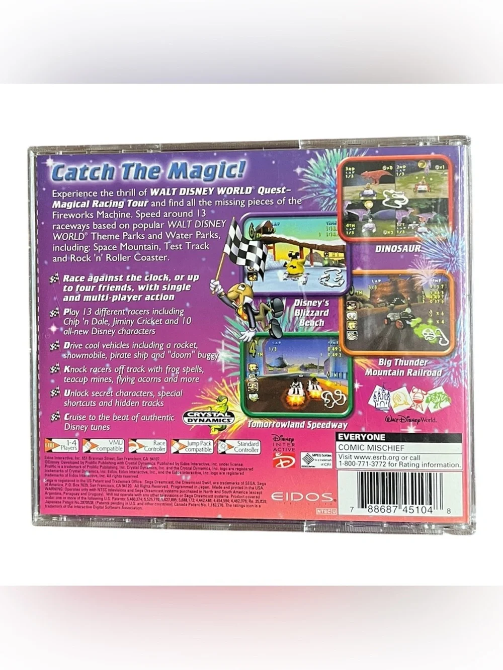 Walt Disney World Quest: Magical Racing Tour (2000 Sega Dreamcast) Complete